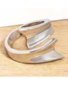Bague Serpenza argentée
