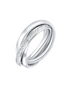 Bague Unidiance  en Acier argenté/blanc