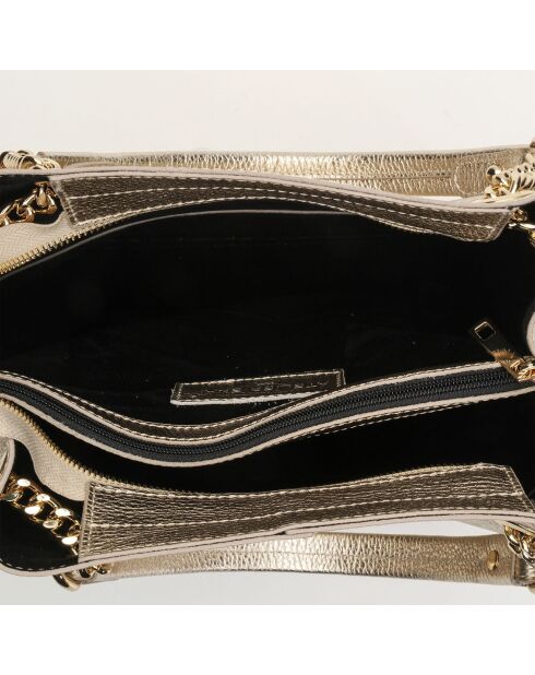 Sac Porté Épaule en Cuir Perla doré - 32x32x14 cm