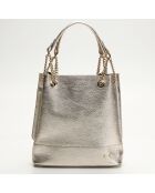 Sac Porté Épaule en Cuir Perla doré - 32x32x14 cm