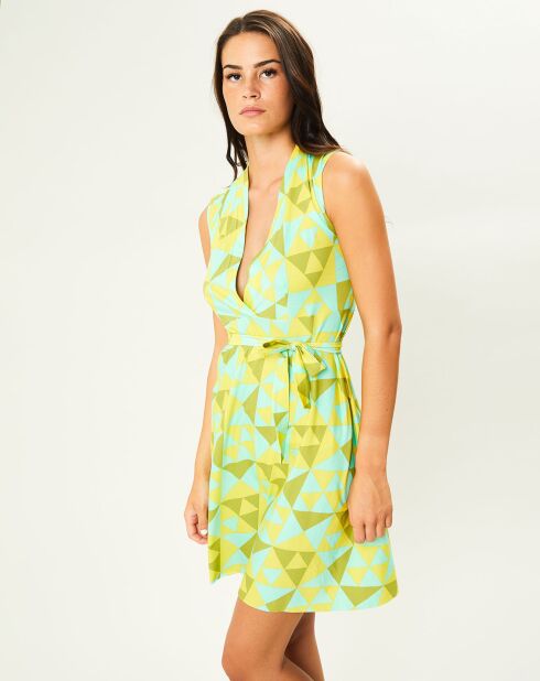 Kleid Linette Zitrone/Mint