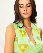 Robe Linette citron/mente