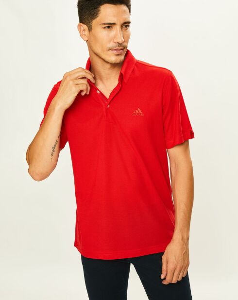 Polo uni rouge