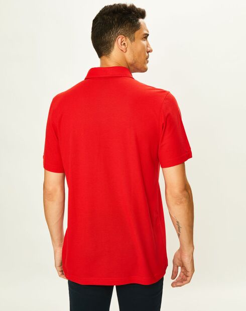 Polo uni rouge