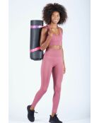 Sangle tapis de yoga rose - 76x5x0.2 cm