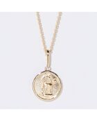 Astro Lisse Aries Anhänger aus Gelbgold