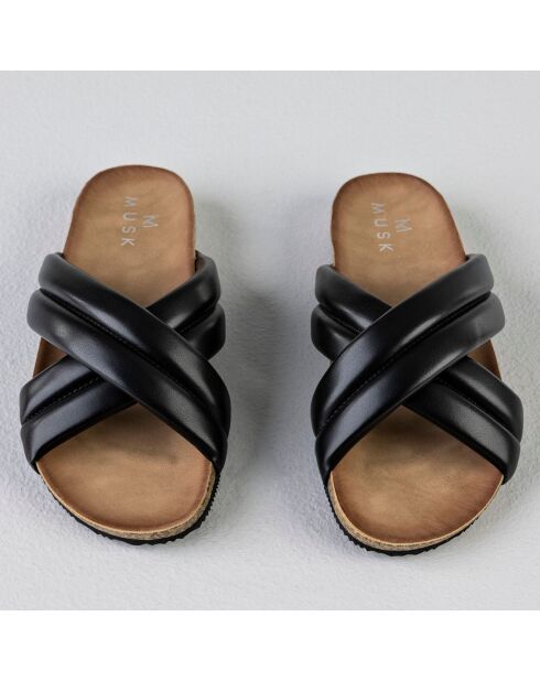 Mules Cinta noires