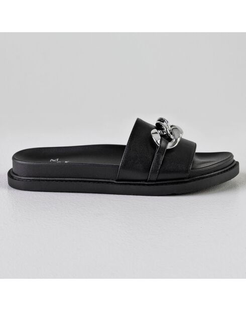 Mules Sayla noir/argenté