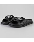 Mules Sayla noir/argenté