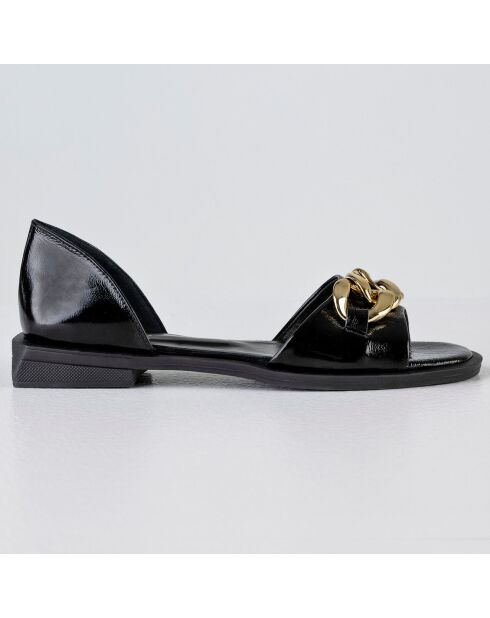 Sandales en Cuir Krista noires
