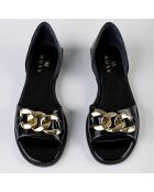 Sandales en Cuir Krista noires