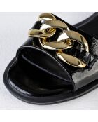 Sandales en Cuir Krista noires
