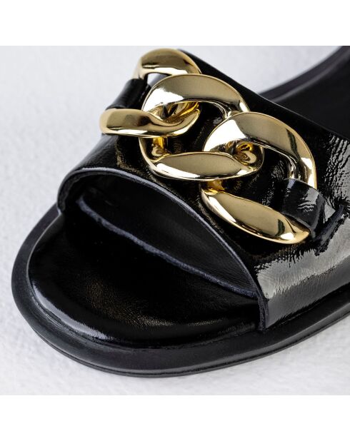 Sandales en Cuir Krista noires