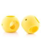 2 Balles Magnétiques Anticalcaire Ioclean jaunes - 6x5x5 cm