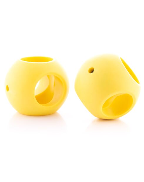 2 Balles Magnétiques Anticalcaire Ioclean jaunes - 6x5x5 cm