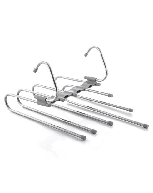 Havser 5-in-1-Hänger für mehrere Hosen, grau, 23 x 1 x 24 cm