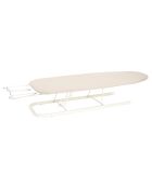 Petite table à repasser métallique grise - 83x31x23 cm