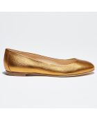 Ballerines en Cuir Nappa Silk bronze