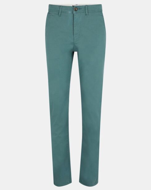 Pantalon Chino en Coton Bio Relax Kutrelax vert