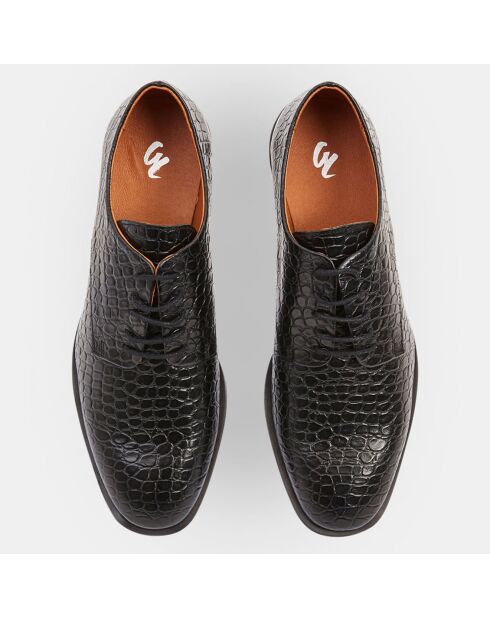 Derbies en Cuir gros grain noires