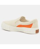 Slip On en Coton Bio Yess beige/Orange