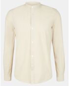 Chemise slim Limao beige