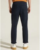 Pantalon droit Lujog bleu marine