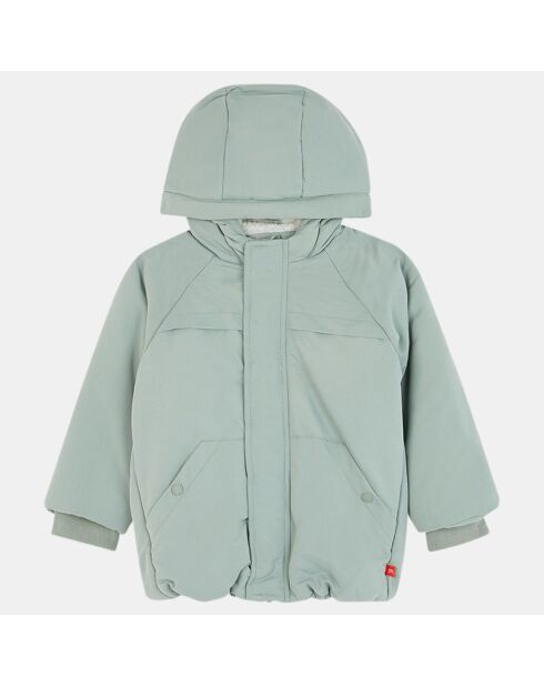 Parka déperlante Chamo intérieur fourré verte