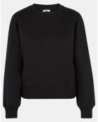 Sweat en Coton molleton biologique Lou noir