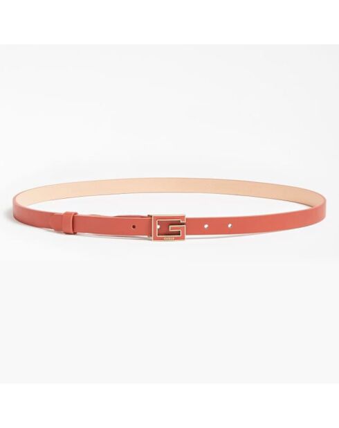 Ceinture ajustable cognac