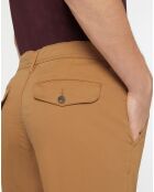 Pantalon Chino en Coton Bio Relax Kutrelax camel