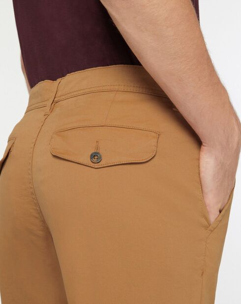 Pantalon Chino en Coton Bio Relax Kutrelax camel