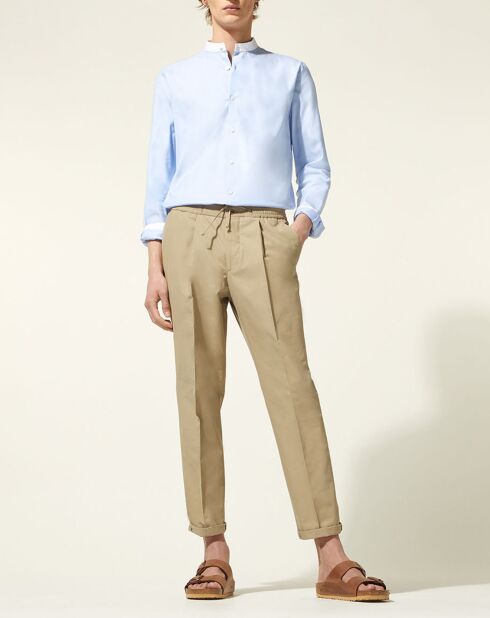 Pantalon droit Kujog beige