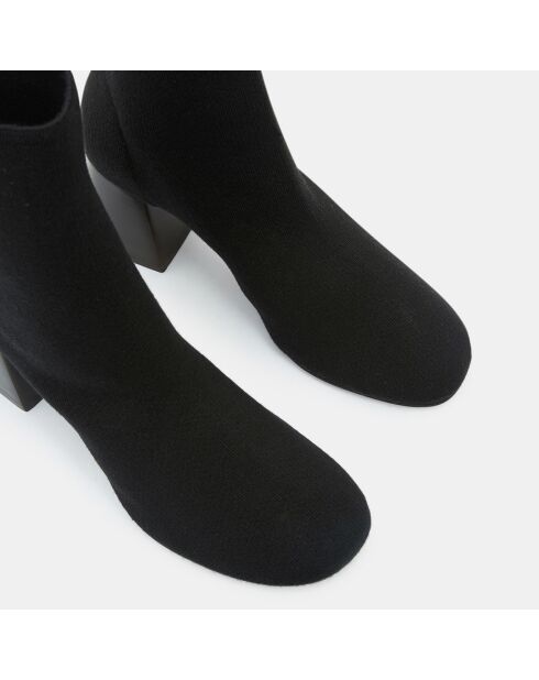 Bottines à Talon noires - Talon 7,5 cm
