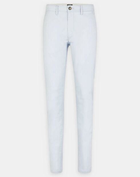 Pantalon Chino slim en Coton Bio Kutslim bleu clair