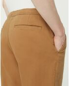 Pantalon droit Lujog camel