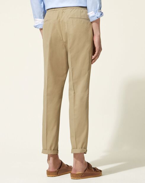 Pantalon droit Kujog beige