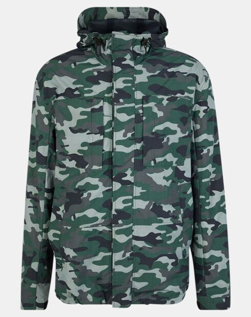 Blouson Déperlant Lawaypr vert/gris