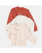 Sweat en Coton molletonné Jofrette rose pâle