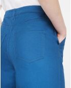 Pantalon 7/8 en twill de coton biologique Clément bleu foncé