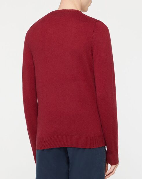 Pull 100% Laine Toolon rouge