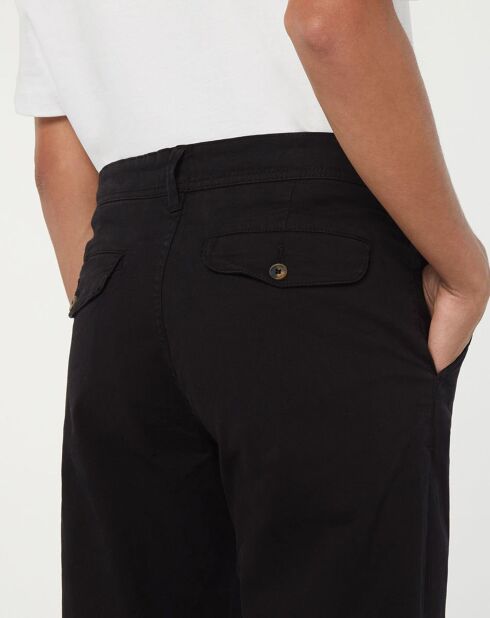 Pantalon Chino en Coton Bio Relax Kutrelax noir