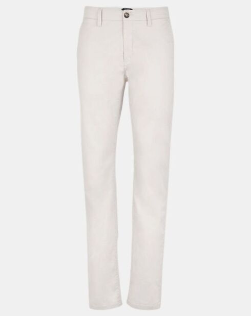 Pantalon Chino droit Kutdroit  blanc