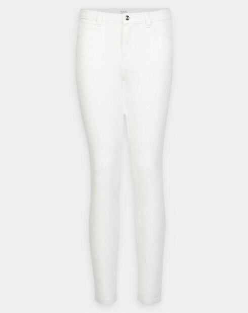 Jean Slim en Toile de coton Ella blanc