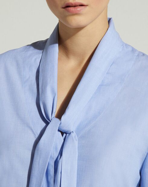 Chemise ample Pali bleue