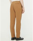 Pantalon droit Lujog camel