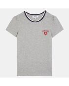 T-Shirt en Coton Anaïs gris chiné