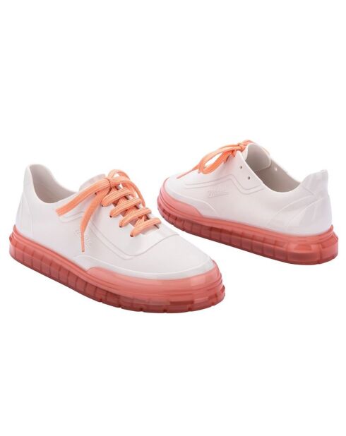 Baskets Classic blanc/rose