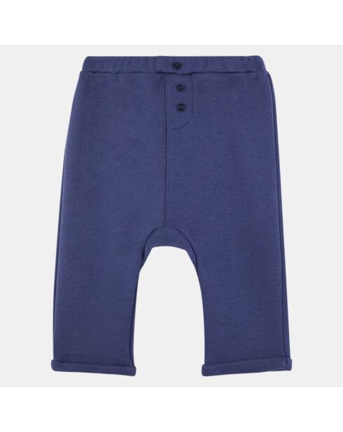 Jogging en Coton molletonné Ondo bleu marine