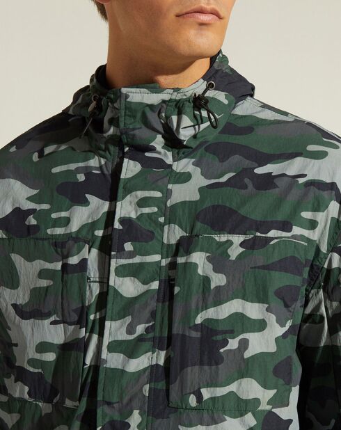 Blouson Déperlant Lawaypr vert/gris